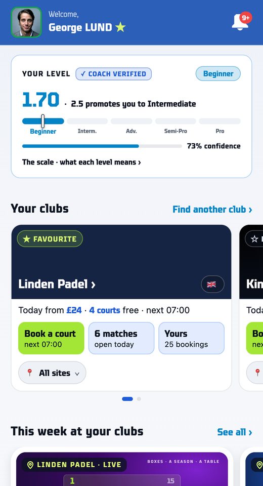 The Play home: a coach-verified level of 1.99, the club, today's prices